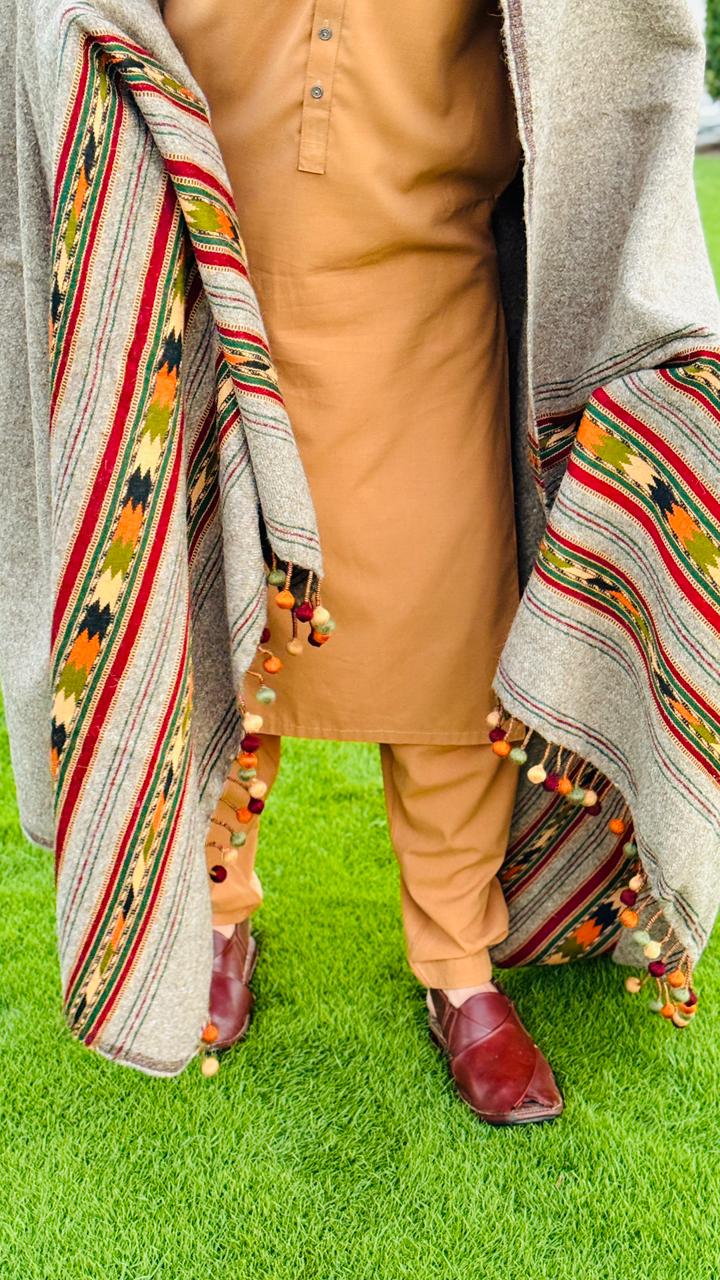 BANNU WOOL ZUNDI SHAWL