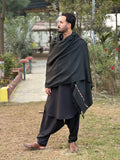 BLACK LINE MEN SHAWL